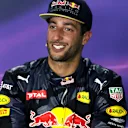 Daniel Ricciardo (AUS) Red Bull Racing in the Press Conference at Formula One World Championship, Rd11, Hungarian Grand Prix, Race, Hungaroring, Hungary, Sunday 24 July 2016. © Sutton Images