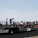 Drivers parade at Formula One World Championship, Rd11, Hungarian Grand Prix, Race, Hungaroring, Hungary, Sunday 24 July 2016. © Sutton Images