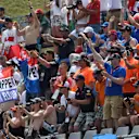 Fans and flags at Formula One World Championship, Rd11, Hungarian Grand Prix, Race, Hungaroring, Hungary, Sunday 24 July 2016. © Sutton Images