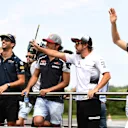 Drivers parade at Formula One World Championship, Rd11, Hungarian Grand Prix, Race, Hungaroring, Hungary, Sunday 24 July 2016. © Sutton Images