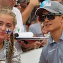 Rio Haryanto (IDN) Manor Racing and fans at Formula One World Championship, Rd11, Hungarian Grand Prix, Race, Hungaroring, Hungary, Sunday 24 July 2016. © Sutton Images