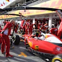 Ferrari pit stop practice at Formula One World Championship, Rd11, Preparations, Hungaroring, Hungary, Thursday 21 July 2016. © Sutton Images
