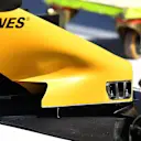 Renault Sport F1 Team RS16 nose and front wing detail at Formula One World Championship, Rd11, Preparations, Hungaroring, Hungary, Thursday 21 July 2016. © Sutton Images