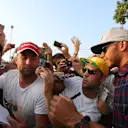 Lewis Hamilton (GBR) Mercedes AMG F1 signs autographs for the fans at Formula One World Championship, Rd14, Italian Grand Prix, Practice, Monza, Italy, Friday 2 September 2016. © Sutton Images
