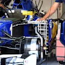 Sauber C35 with aero sensor at Formula One World Championship, Rd14, Italian Grand Prix, Practice, Monza, Italy, Friday 2 September 2016. © Sutton Images