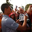 Pascal Wehrlein (GER) Manor Racing signs autographs for the fans at Formula One World Championship, Rd14, Italian Grand Prix, Qualifying, Monza, Italy, Saturday 3 September 2016. © Sutton Images