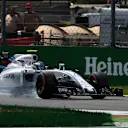 Valtteri Bottas (FIN) Williams FW38 locks up at Formula One World Championship, Rd14, Italian Grand Prix, Qualifying, Monza, Italy, Saturday 3 September 2016. © Sutton Images