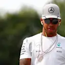 Lewis Hamilton (GBR) Mercedes AMG F1 on the drivers parade at Formula One World Championship, Rd14, Italian Grand Prix, Race, Monza, Italy, Sunday 4 September 2016. © Sutton Images