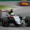 Sergio Perez (MEX) Force India VJM09 at Formula One World Championship, Rd14, Italian Grand Prix, Race, Monza, Italy, Sunday 4 September 2016. © Sutton Images