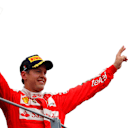 Sebastian Vettel (GER) Ferrari celebrates on the podium with the trophy at Formula One World Championship, Rd14, Italian Grand Prix, Race, Monza, Italy, Sunday 4 September 2016. © Sutton Images