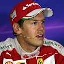 Sebastian Vettel (GER) Ferrari in the Press Conference at Formula One World Championship, Rd14, Italian Grand Prix, Race, Monza, Italy, Sunday 4 September 2016. © Sutton Images