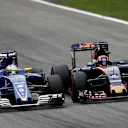 Marcus Ericsson (SWE) Sauber C35 and Daniil Kvyat (RUS) Scuderia Toro Rosso STR11 battle at Formula One World Championship, Rd14, Italian Grand Prix, Race, Monza, Italy, Sunday 4 September 2016. © Sutton Images