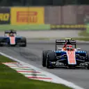 Esteban Ocon (FRA) Manor Racing MRT05 at Formula One World Championship, Rd14, Italian Grand Prix, Race, Monza, Italy, Sunday 4 September 2016. © Sutton Images