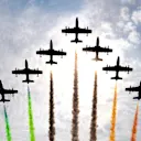 Fly past at Formula One World Championship, Rd14, Italian Grand Prix, Race, Monza, Italy, Sunday 4 September 2016. © Sutton Images