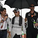 Sergio Perez (MEX) Force India on the grid at Formula One World Championship, Rd14, Italian Grand Prix, Race, Monza, Italy, Sunday 4 September 2016. © Sutton Images