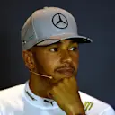 Lewis Hamilton (GBR) Mercedes AMG F1 in the Press Conference at Formula One World Championship, Rd14, Italian Grand Prix, Race, Monza, Italy, Sunday 4 September 2016. © Sutton Images