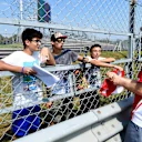 Sebastian Vettel (GER) Ferrari and fans and bike at Formula One World Championship, Rd14, Italian Grand Prix, Preparations, Monza, Italy, Thursday 1 September 2016. © Sutton Images