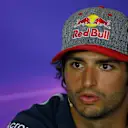 Carlos Sainz jr (ESP) Scuderia Toro Rosso in the Press Conference at Formula One World Championship, Rd14, Italian Grand Prix, Preparations, Monza, Italy, Thursday 1 September 2016. © Sutton Images