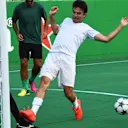 Sergio Perez (MEX) Force India at the Heineken Champions Of The Grid 5-A-Side Charity Football Match at Formula One World Championship, Rd14, Italian Grand Prix, Preparations, Monza, Italy, Thursday 1 September 2016. © Sutton Images