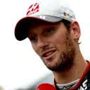 Romain Grosjean (FRA) Haas F1 talks to the media at Formula One World Championship, Rd17, Japanese Grand Prix, Qualifying, Suzuka, Japan, Saturday 8 October 2016. © Sutton Images