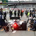 Felipe Massa (BRA) Williams FW38 pit stop at Formula One World Championship, Rd17, Japanese Grand Prix, Qualifying, Suzuka, Japan, Saturday 8 October 2016. © Sutton Images