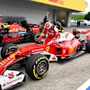 Kimi Raikkonen (FIN) Ferrari SF16-H in parc ferme at Formula One World Championship, Rd17, Japanese Grand Prix, Qualifying, Suzuka, Japan, Saturday 8 October 2016. © Sutton Images