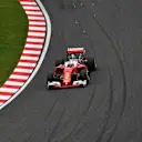 Sebastian Vettel (GER) Ferrari SF16-H sparks at Formula One World Championship, Rd17, Japanese Grand Prix, Qualifying, Suzuka, Japan, Saturday 8 October 2016. © Sutton Images