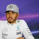 Lewis Hamilton (GBR) Mercedes AMG F1 in the Press Conference at Formula One World Championship, Rd17, Japanese Grand Prix, Race, Suzuka, Japan, Sunday 9 October 2016. © Sutton Images