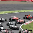 Start of the race at Formula One World Championship, Rd17, Japanese Grand Prix, Race, Suzuka, Japan, Sunday 9 October 2016. © Sutton Images