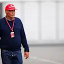 Niki Lauda (AUT) Mercedes AMG F1 Non-Executive Chairman at Formula One World Championship, Rd17, Japanese Grand Prix, Race, Suzuka, Japan, Sunday 9 October 2016. © Sutton Images