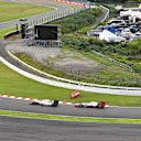 Felipe Massa (BRA) Williams FW38 and Esteban Gutierrez (MEX) Haas VF-16 at Formula One World Championship, Rd17, Japanese Grand Prix, Race, Suzuka, Japan, Sunday 9 October 2016. © Sutton Images