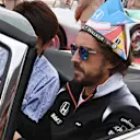 Fernando Alonso (ESP) McLaren on the drivers parade at Formula One World Championship, Rd17, Japanese Grand Prix, Race, Suzuka, Japan, Sunday 9 October 2016. © Sutton Images