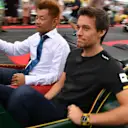 Jolyon Palmer (GBR) Renault Sport F1 Team on the drivers parade at Formula One World Championship, Rd17, Japanese Grand Prix, Race, Suzuka, Japan, Sunday 9 October 2016. © Sutton Images