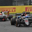 Fernando Alonso (ESP) McLaren MP4-31 at Formula One World Championship, Rd17, Japanese Grand Prix, Race, Suzuka, Japan, Sunday 9 October 2016. © Sutton Images