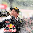 Max Verstappen (NED) Red Bull Racing celebrates on the podium with the champagne at Formula One World Championship, Rd17, Japanese Grand Prix, Race, Suzuka, Japan, Sunday 9 October 2016. © Sutton Images