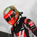 Esteban Gutierrez (MEX) Haas VF-16 on the grid at Formula One World Championship, Rd17, Japanese Grand Prix, Race, Suzuka, Japan, Sunday 9 October 2016. © Sutton Images