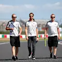 Romain Grosjean (FRA) Haas F1 walks the track at Formula One World Championship, Rd17, Japanese Grand Prix, Preparations, Suzuka, Japan, Thursday 6 October 2016. © Sutton Images