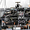 Mercedes-Benz F1 W07 Hybrid in the garage at Formula One World Championship, Rd17, Japanese Grand Prix, Preparations, Suzuka, Japan, Thursday 6 October 2016. © Sutton Images