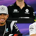 Lewis Hamilton (GBR) Mercedes AMG F1 in the Press Conference at Formula One World Championship, Rd17, Japanese Grand Prix, Preparations, Suzuka, Japan, Thursday 6 October 2016. © Sutton Images