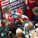 Sebastian Vettel (GER) Ferrari talks to the media at Formula One World Championship, Rd16, Malaysian Grand Prix, Practice, Sepang, Malaysia, Friday 30 September 2016. © Sutton Images