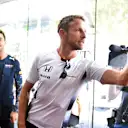 Jenson Button (GBR) McLaren plays darts aat the celebration of his 300th Grand Prix at Formula One World Championship, Rd16, Malaysian Grand Prix, Practice, Sepang, Malaysia, Friday 30 September 2016. © Sutton Images