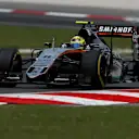 Sergio Perez (MEX) Force India VJM09 at Formula One World Championship, Rd16, Malaysian Grand Prix, Race,  Sepang, Malaysia, Saturday 1 October 2016. © Sutton Images