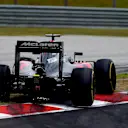 Fernando Alonso (ESP) McLaren MP4-31 runs wide at Formula One World Championship, Rd16, Malaysian Grand Prix, Qualifying, Sepang, Malaysia, Saturday 1 October 2016. © Sutton Images