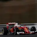 Sebastian Vettel (GER) Ferrari SF16-H sparks at Formula One World Championship, Rd16, Malaysian Grand Prix, Qualifying, Sepang, Malaysia, Saturday 1 October 2016. © Sutton Images