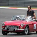 Jolyon Palmer (GBR) Renault Sport F1 Team on the drivers parade at Formula One World Championship, Rd16, Malaysian Grand Prix, Race,  Sepang, Malaysia, Sunday 2 October 2016. © Sutton Images