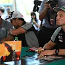 Nico Hulkenberg (GER) Force India F1 signs autographs for the fans at Formula One World Championship, Rd16, Malaysian Grand Prix, Race, Sepang, Malaysia, Sunday 2 October 2016. © Sutton Images