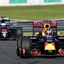Race winner Daniel Ricciardo (AUS) Red Bull Racing RB12 arrives in parc ferme at Formula One World Championship, Rd16, Malaysian Grand Prix, Race,  Sepang, Malaysia, Sunday 2 October 2016. © Sutton Images