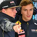 Max Verstappen (NED) Red Bull Racing and Pierre Gasly (FRA) Red Bull Racing at Formula One World Championship, Rd19, Mexican Grand Prix, Practice, Circuit Hermanos Rodriguez, Mexico City, Mexico, Friday 28 October 2016. © Sutton Images