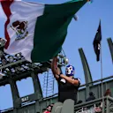 Fan with wrestling mask and mexican flag at Formula One World Championship, Rd19, Mexican Grand Prix, Qualifying, Circuit Hermanos Rodriguez, Mexico City, Mexico, Saturday 29 October 2016. © Sutton Images