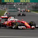 Sebastian Vettel (GER) Ferrari SF16-H at Formula One World Championship, Rd19, Mexican Grand Prix, Race, Circuit Hermanos Rodriguez, Mexico City, Mexico, Sunday 30 October 2016. © Sutton Images